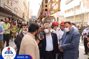 حضور و ارائه خدمات لجستیکی شرکت نفت و گاز اروندان در امدادرسانی به سانحه ساختمان متروپل آبادان 8 01